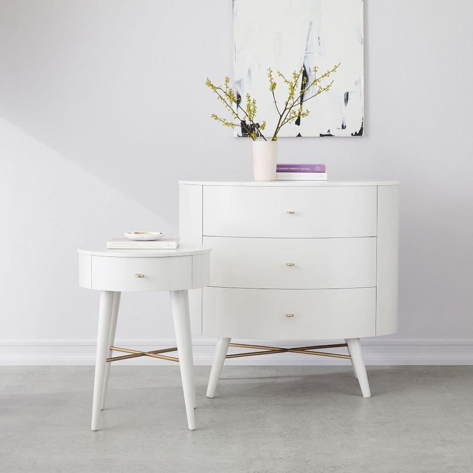 Penelope 3Drawer Dresser Oyster w/ Marble Top west elm United Kingdom
